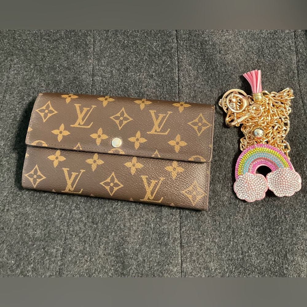 ✅AUTHENTIC LUXURY PLAIN LONG WALLET LOUIS VUITTON - Picture 4 of 16